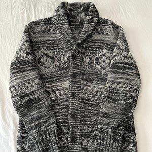 Patterned Shawl Cardigan